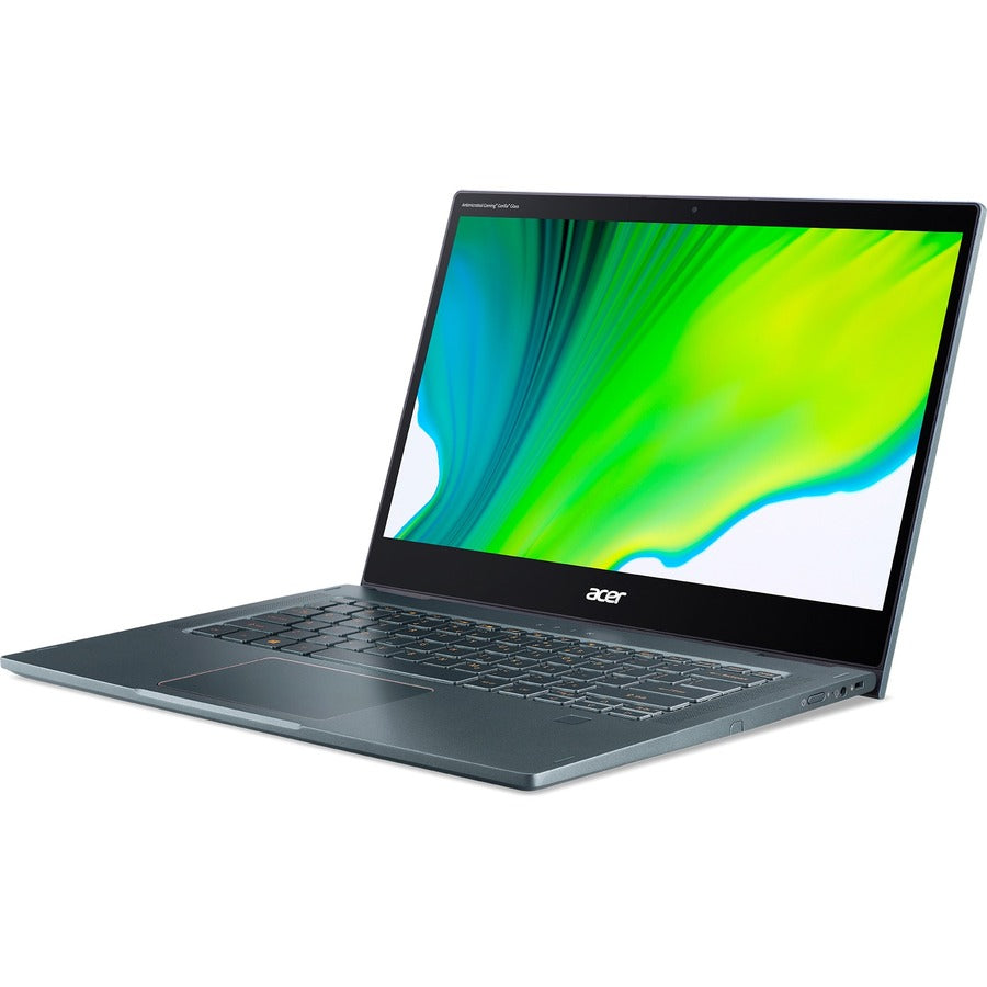 Acer Spin 7 SP714-61NA SP714-61NA-S1QA Ordinateur portable 2 en 1 à écran tactile 4G LTE 14" - Full HD - 1920 x 1080 - Qualcomm Kryo 495 Octa-core (8 cœurs) 3 GHz - 8 Go de RAM - 512 Go de mémoire flash - Bleu NX.A4NAA.001