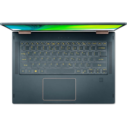 Acer Spin 7 SP714-61NA SP714-61NA-S1QA Ordinateur portable 2 en 1 à écran tactile 4G LTE 14" - Full HD - 1920 x 1080 - Qualcomm Kryo 495 Octa-core (8 cœurs) 3 GHz - 8 Go de RAM - 512 Go de mémoire flash - Bleu NX.A4NAA.001
