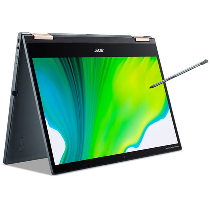 Acer Spin 7 SP714-61NA SP714-61NA-S1QA Ordinateur portable 2 en 1 à écran tactile 4G LTE 14" - Full HD - 1920 x 1080 - Qualcomm Kryo 495 Octa-core (8 cœurs) 3 GHz - 8 Go de RAM - 512 Go de mémoire flash - Bleu NX.A4NAA.001