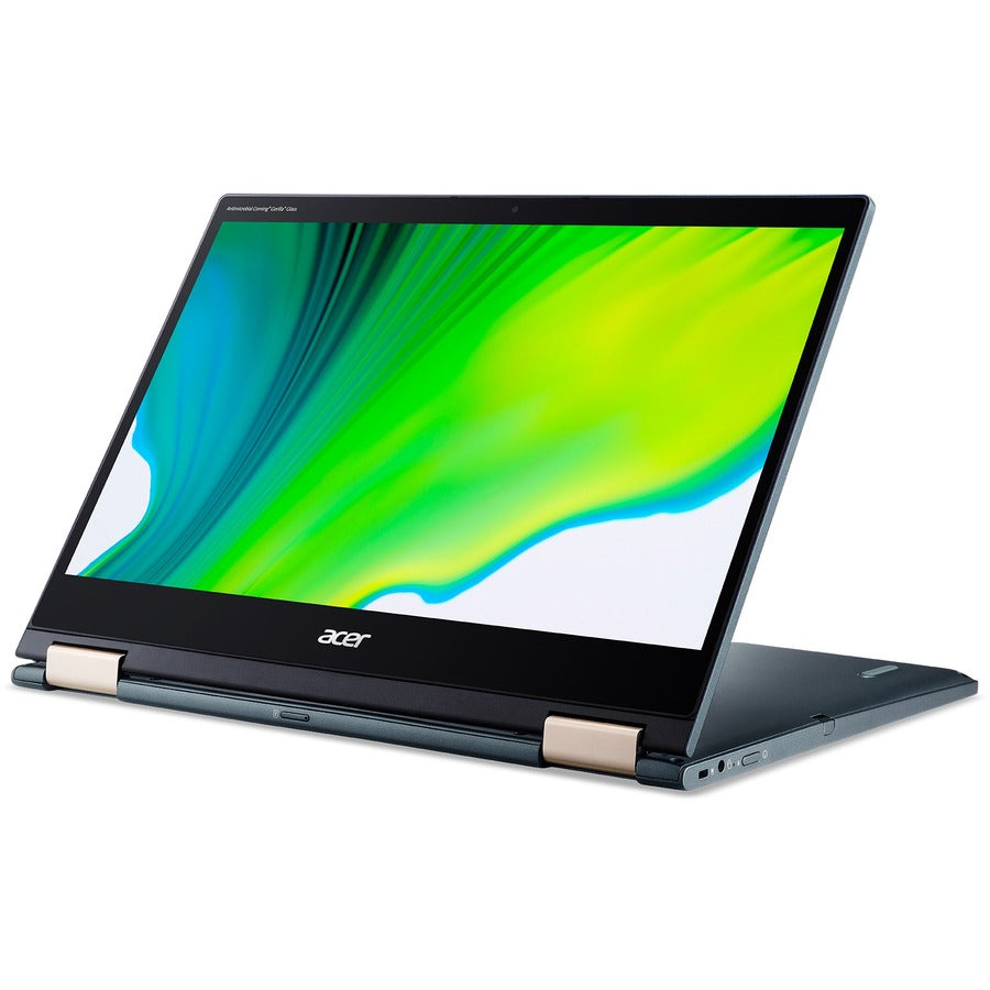 Acer Spin 7 SP714-61NA SP714-61NA-S1QA Ordinateur portable 2 en 1 à écran tactile 4G LTE 14" - Full HD - 1920 x 1080 - Qualcomm Kryo 495 Octa-core (8 cœurs) 3 GHz - 8 Go de RAM - 512 Go de mémoire flash - Bleu NX.A4NAA.001