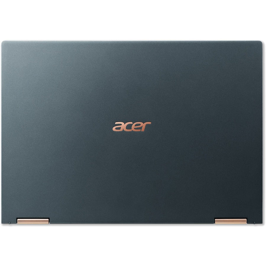 Acer Spin 7 SP714-61NA SP714-61NA-S1QA Ordinateur portable 2 en 1 à écran tactile 4G LTE 14" - Full HD - 1920 x 1080 - Qualcomm Kryo 495 Octa-core (8 cœurs) 3 GHz - 8 Go de RAM - 512 Go de mémoire flash - Bleu NX.A4NAA.001