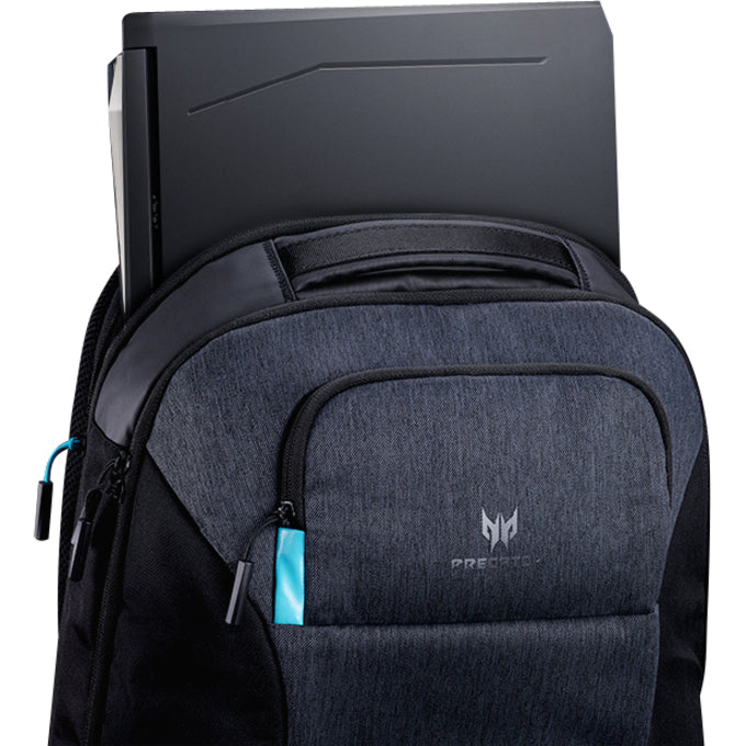Sacoche de transport Acer (sac à dos) pour ordinateur portable 15,6" - Noir, bleu sarcelle NP.BAG1A.291