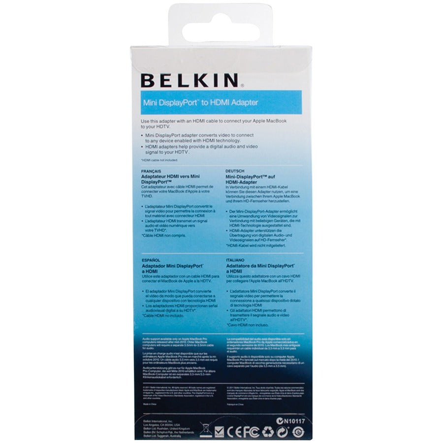 Adaptateur de câble audio/vidéo Belkin F2CD021EB