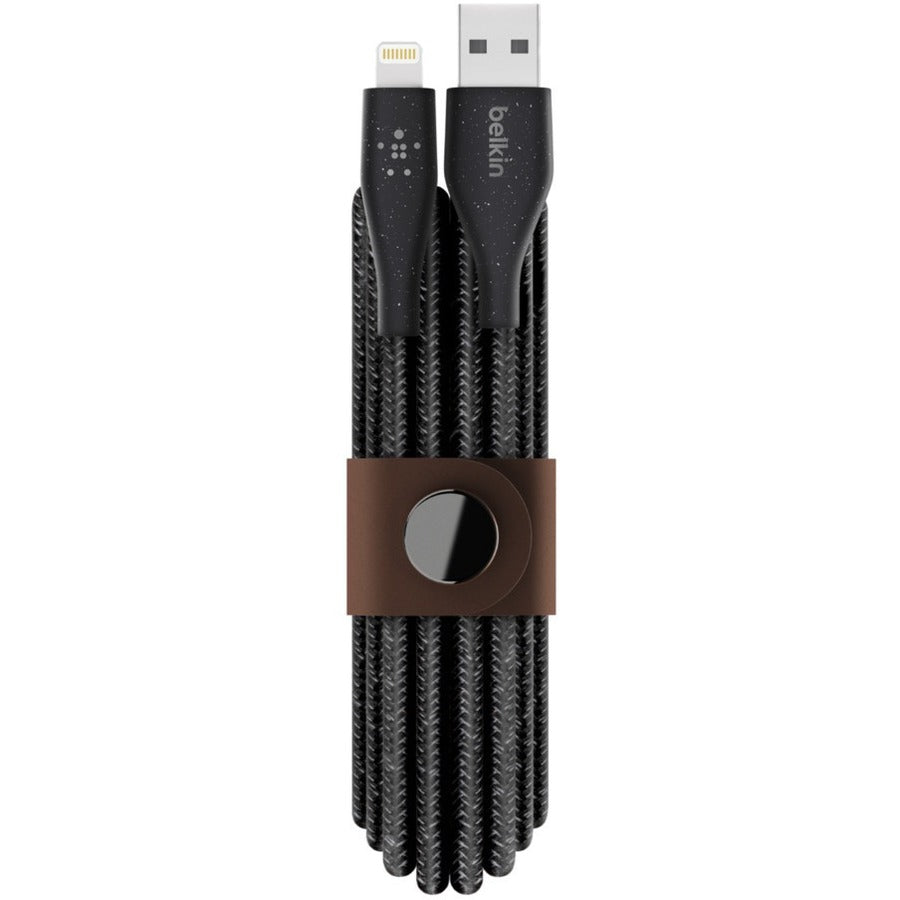 Belkin DuraTek Plus Lightning to USB-A Cable with Strap F8J236BT06-BLK