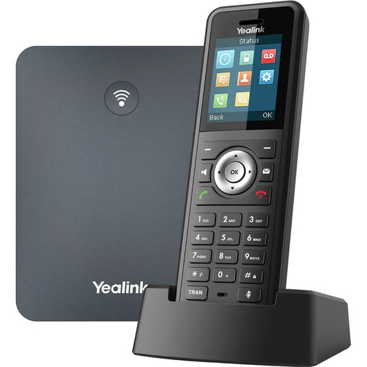 Téléphone IP Yealink W79P - Sans fil - Filaire - DECT - Montage mural, Bureau - Noir, Gris classique W79P