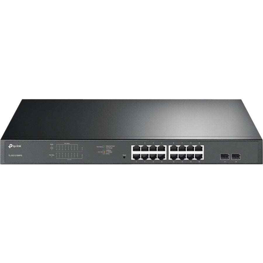 Commutateur PoE/PoE+ Gigabit Easy Smart JetStream 16 ports de TP-Link TL-SG1218MPE