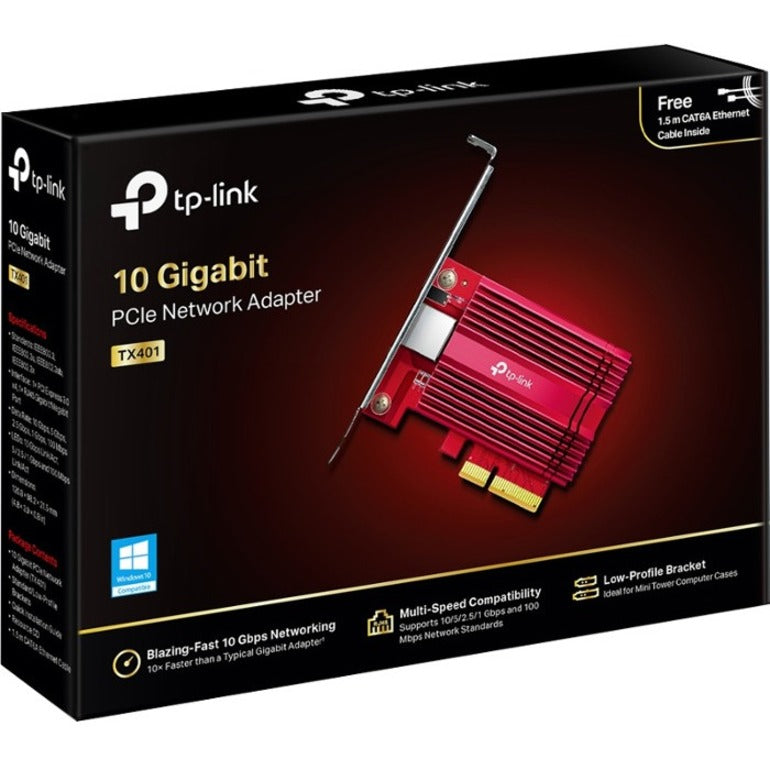 Adaptateur réseau PCIe 10 Gigabit TP-Link TX401