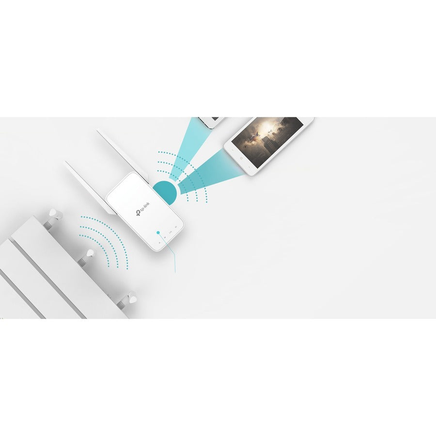 Prolongateur de portée sans fil double bande IEEE 802.11ac 733 Mbit/s TP-Link RE215 RE215