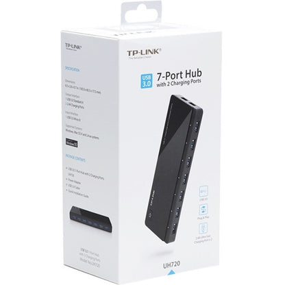 TP-Link 7-Port USB Hub with 2-port Power Charge Ports UH720