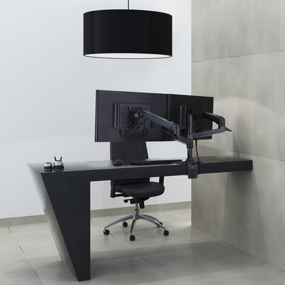 Ergotron Mounting Arm for Monitor, Notebook, Display Screen, TV - Matte Black 45-492-224