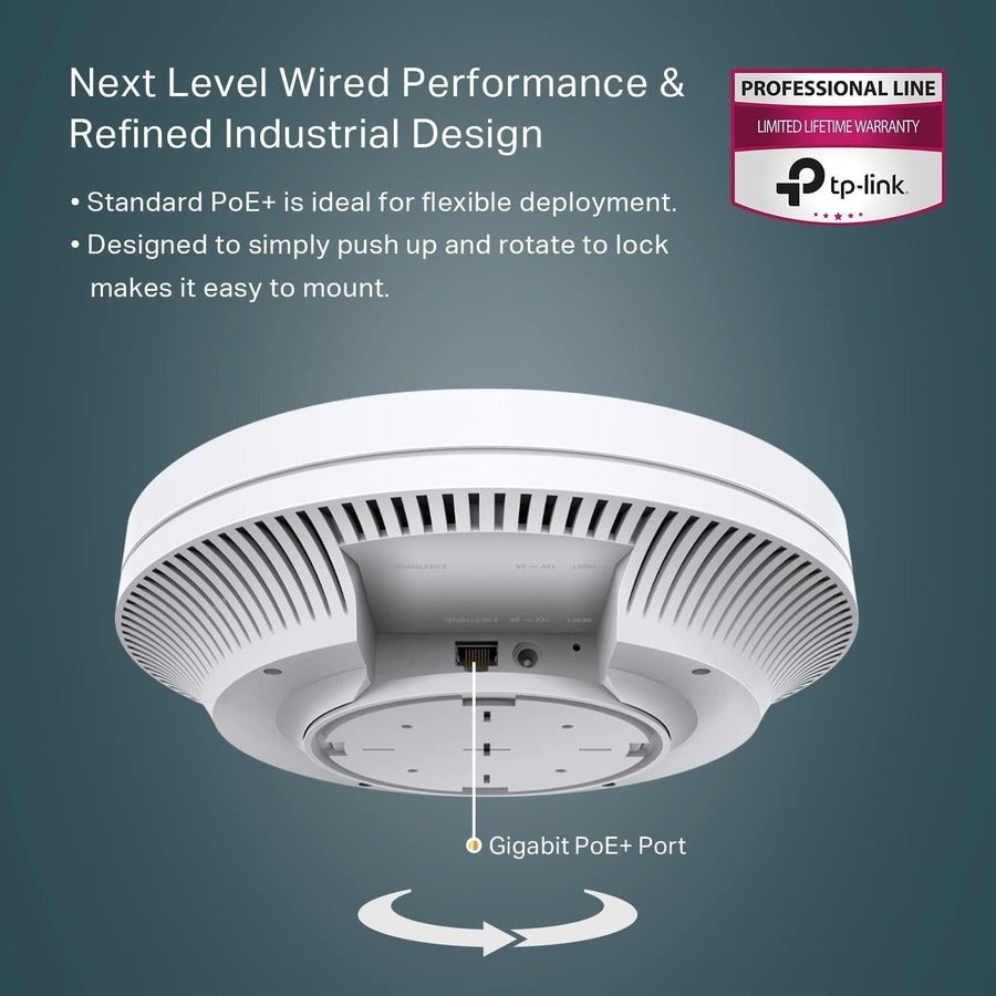 Point d'accès sans fil double bande IEEE 802.11 a/b/g/n/ac/ax 2,93 Gbit/s TP-Link EAP650 EAP650