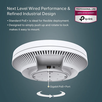 Point d'accès sans fil double bande IEEE 802.11 a/b/g/n/ac/ax 2,93 Gbit/s TP-Link EAP650 EAP650