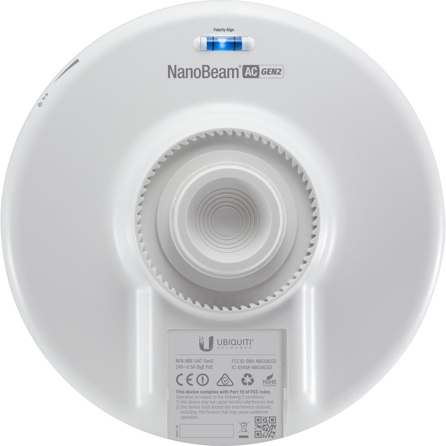 Pont sans fil Ubiquiti NanoBeam AC Gen2 NBE-5AC-Gen2 IEEE 802.11ac 450 Mbit/s NBE-5AC-GEN2