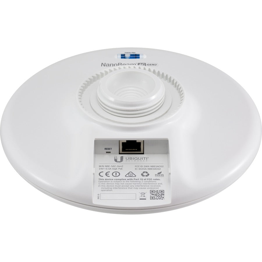 Pont sans fil Ubiquiti NanoBeam AC Gen2 NBE-5AC-Gen2 IEEE 802.11ac 450 Mbit/s NBE-5AC-GEN2