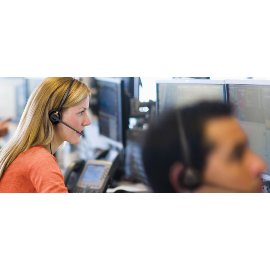 Casque d'écoute pour service client Plantronics 203192-01
