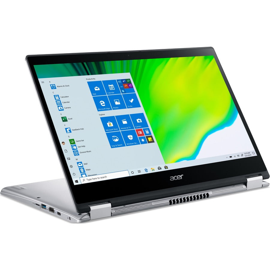 Acer Spin 3 SP314-21 SP314-21-R9GU Ordinateur portable 2 en 1 à écran tactile 14" - Full HD - 1920 x 1080 - AMD Ryzen 3 3250U Dual-core (2 cœurs) 2,60 GHz - 8 Go de RAM - 256 Go de SSD - Argent pur NX.A4FAA.002
