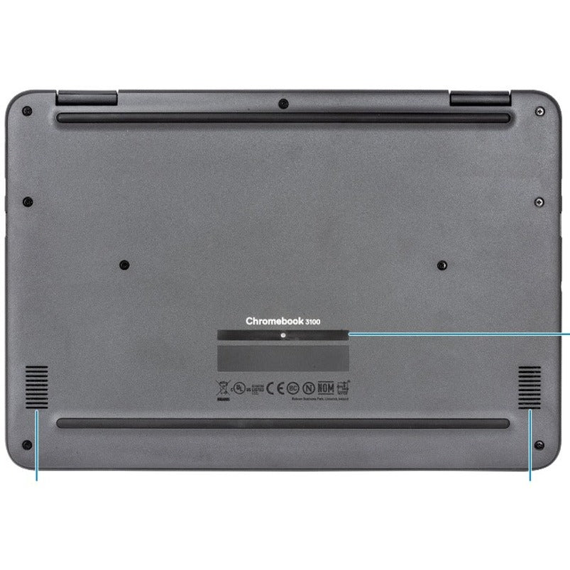 Dell Chromebook 11 3000 3100 Chromebook 11,6" - HD - 1366 x 768 - Intel Celeron N4020 Dual-core (2 cœurs) - 4 Go de RAM - 16 Go de mémoire flash DFXFX