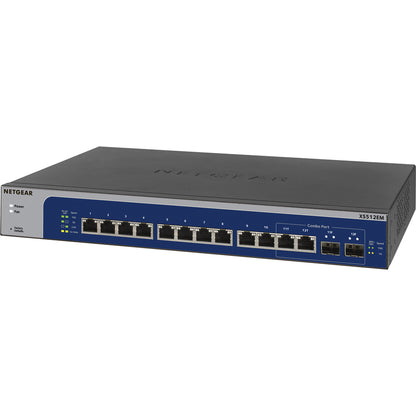 Commutateur Ethernet 10 Gigabit/Multi-Gigabit Smart Managed Plus de Netgear à 12 ports (XS512EM) XS512EM-100NAS