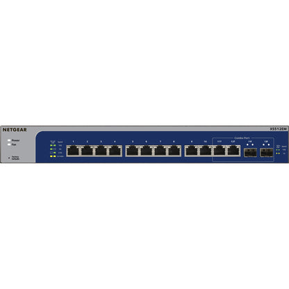 Commutateur Ethernet 10 Gigabit/Multi-Gigabit Smart Managed Plus de Netgear à 12 ports (XS512EM) XS512EM-100NAS