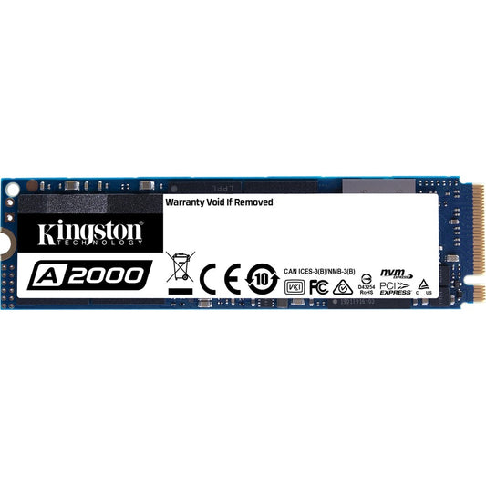 Disque SSD Kingston A2000 250 Go - M.2 2280 interne - PCI Express (PCI Express 3.0 x4) SA2000M8/250G