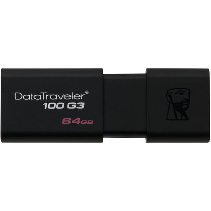 Kingston 64GB DataTraveler 100 G3 USB 3.0 Flash Drive DT100G3/64GBCR