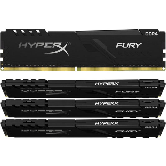 Module de mémoire Kingston HyperX Fury 64 Go DDR4 SDRAM HX436C17FB3K4/64
