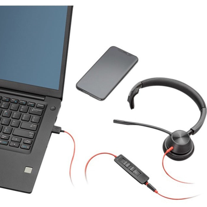 Casque Plantronics Blackwire 3310, USB-A 213928-101