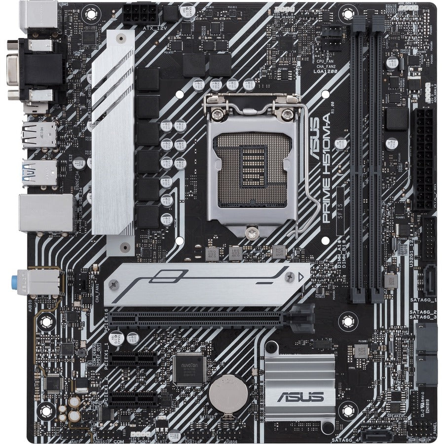 Carte mère de bureau Asus Prime H510M-A/CSM - Chipset Intel - Socket LGA-1200 - Micro ATX PRIME H510M-A/CSM