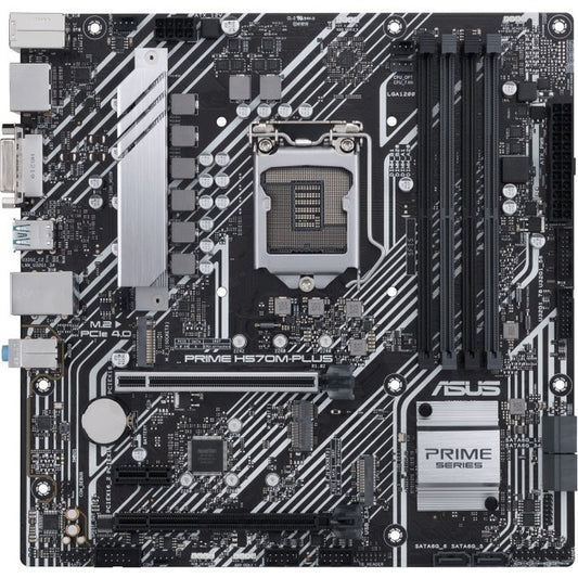 Carte mère de bureau Asus Prime H570M-PLUS/CSM - Chipset Intel - Socket LGA-1200 - Mémoire Intel Optane compatible - Micro ATX PRIME H570M-PLUS/CSM