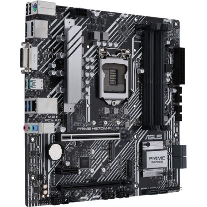 Carte mère de bureau Asus Prime H570M-PLUS/CSM - Chipset Intel - Socket LGA-1200 - Mémoire Intel Optane compatible - Micro ATX PRIME H570M-PLUS/CSM