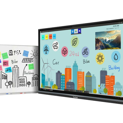 Ordinateur tout-en-un Viewsonic IFP2410 - Rockchip Cortex A17 RK3288W - 2 Go de RAM DDR3 SDRAM - Capacité de mémoire flash de 16 Go - Écran tactile 24" 1920 x 1080 - Ordinateur de bureau IFP2410