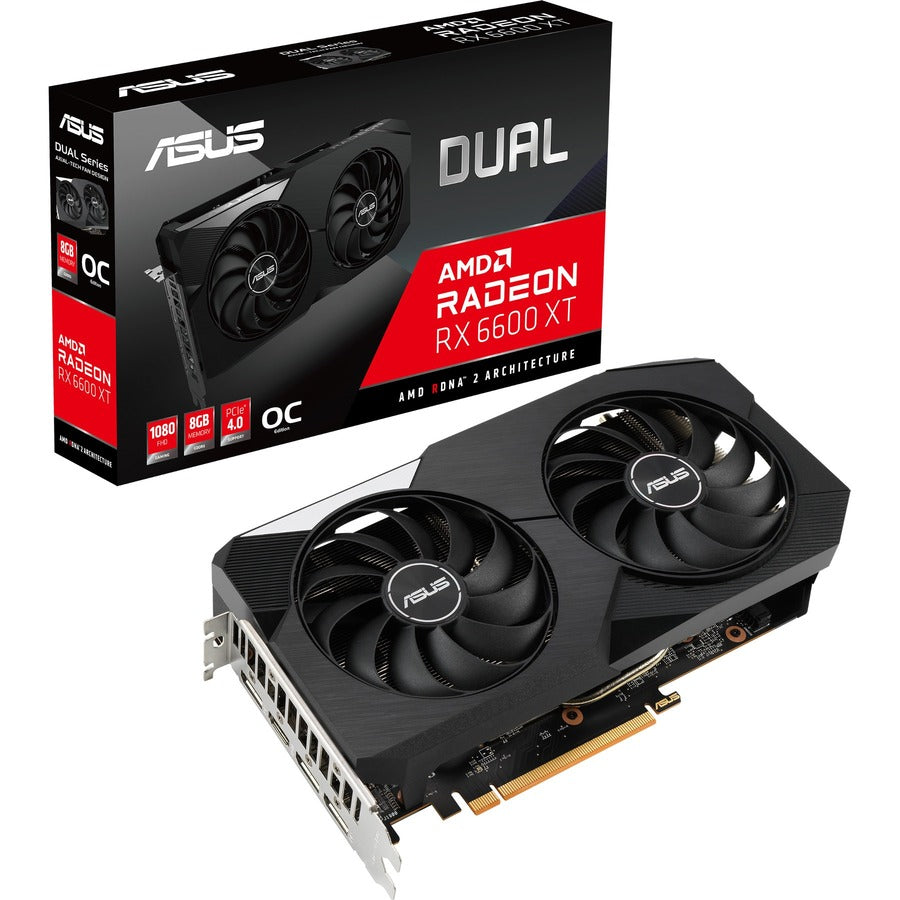Carte graphique Asus AMD Radeon RX 6600 XT - 8 Go GDDR6 DUAL-RX6600XT-O8G