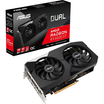 Carte graphique Asus AMD Radeon RX 6600 XT - 8 Go GDDR6 DUAL-RX6600XT-O8G