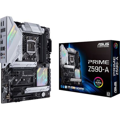 Carte mère de bureau Asus Prime Z590-A - Chipset Intel - Socket LGA-1200 - Mémoire Intel Optane compatible - ATX PRIME Z590-A