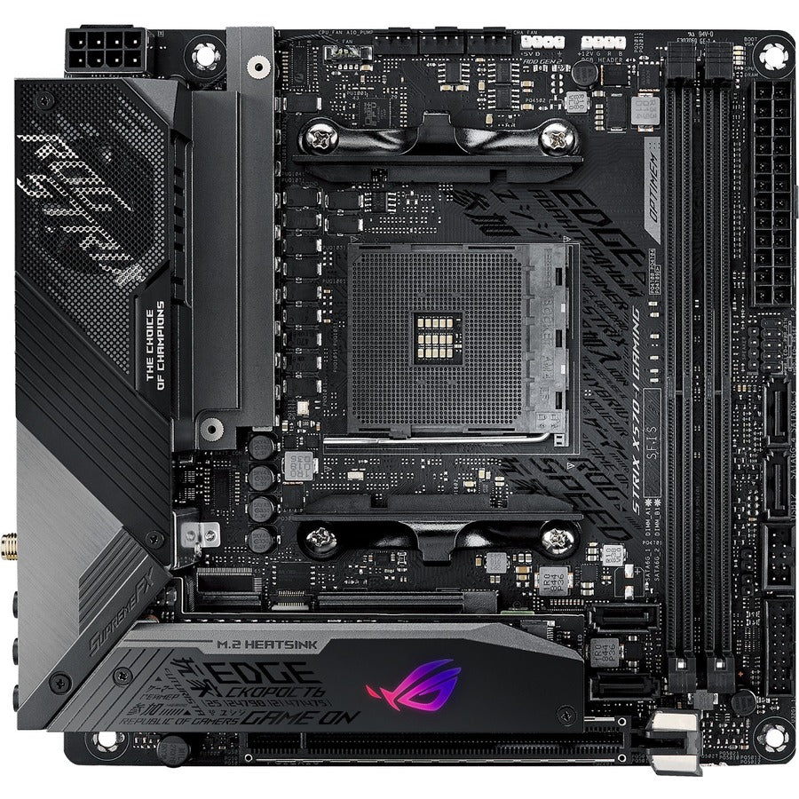 Carte mère de bureau gaming Asus ROG Strix Strix X570-I - Chipset AMD - Socket AM4 - Mini ITX ROG STRIX X570-I GAMING