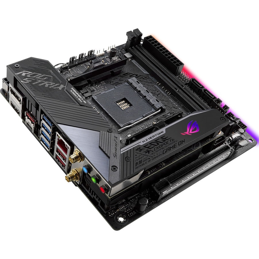 Carte mère de bureau gaming Asus ROG Strix Strix X570-I - Chipset AMD - Socket AM4 - Mini ITX ROG STRIX X570-I GAMING
