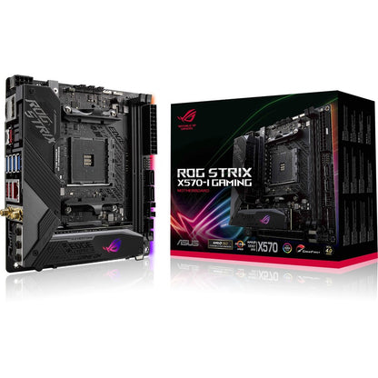 Carte mère de bureau gaming Asus ROG Strix Strix X570-I - Chipset AMD - Socket AM4 - Mini ITX ROG STRIX X570-I GAMING
