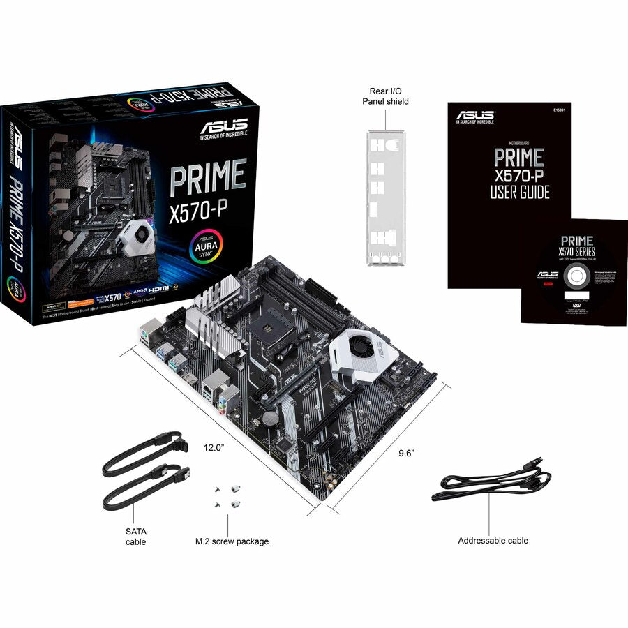 Carte mère de bureau Asus Prime X570-P - Chipset AMD - Socket AM4 - ATX PRIME X570-P