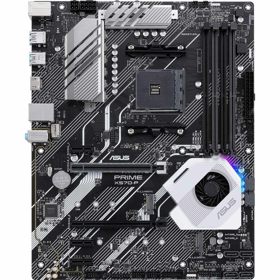 Carte mère de bureau Asus Prime X570-P - Chipset AMD - Socket AM4 - ATX PRIME X570-P