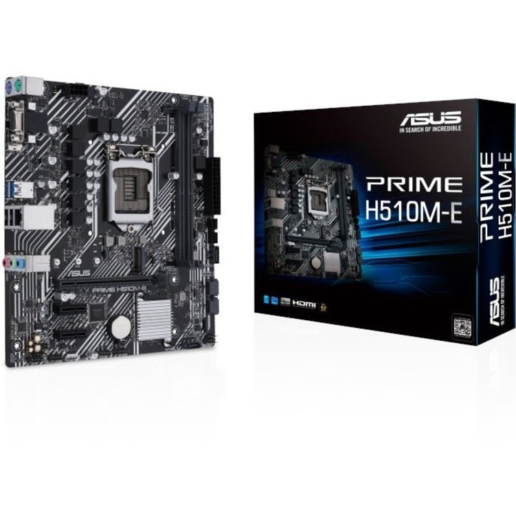 Carte mère de bureau Asus Prime H510M-E - Chipset Intel - Socket LGA-1200 - Micro ATX PRIME H510M-E