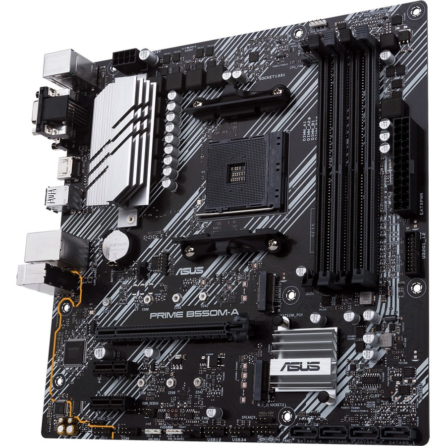 Carte mère de bureau Asus Prime B550M-A/CSM - Chipset AMD - Socket AM4 - Micro ATX PRIME B550M-A/CSM