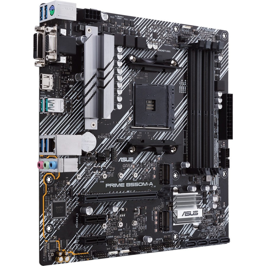 Carte mère de bureau Asus Prime B550M-A/CSM - Chipset AMD - Socket AM4 - Micro ATX PRIME B550M-A/CSM