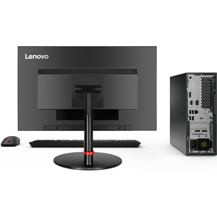 Ordinateur de bureau Lenovo ThinkCentre M720e 11BD003GUS - Intel Core i3 9e génération i3-9100 3,60 GHz - 4 Go de RAM DDR4 SDRAM - Disque dur 1 To - Petit format - Noir 11BD003GUS