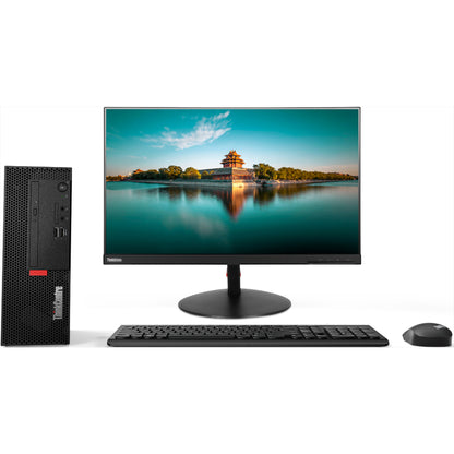 Ordinateur de bureau Lenovo ThinkCentre M720e 11BD003GUS - Intel Core i3 9e génération i3-9100 3,60 GHz - 4 Go de RAM DDR4 SDRAM - Disque dur 1 To - Petit format - Noir 11BD003GUS