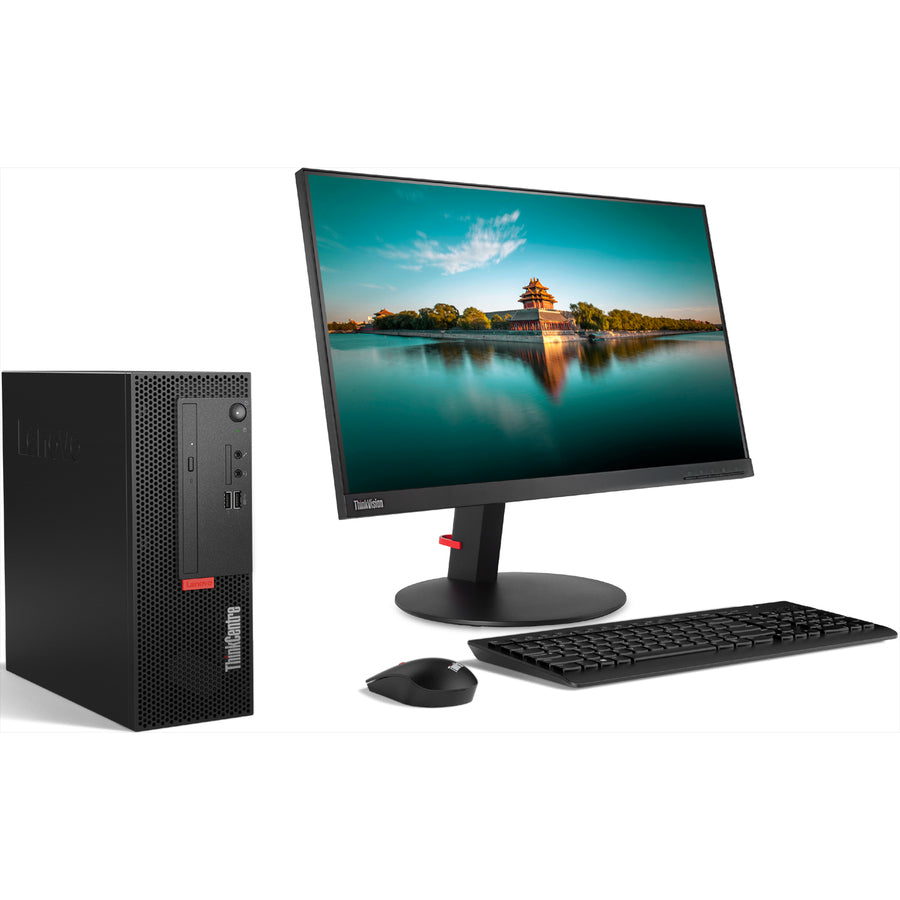 Ordinateur de bureau Lenovo ThinkCentre M720e 11BD003GUS - Intel Core i3 9e génération i3-9100 3,60 GHz - 4 Go de RAM DDR4 SDRAM - Disque dur 1 To - Petit format - Noir 11BD003GUS
