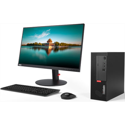 Ordinateur de bureau Lenovo ThinkCentre M720e 11BD003GUS - Intel Core i3 9e génération i3-9100 3,60 GHz - 4 Go de RAM DDR4 SDRAM - Disque dur 1 To - Petit format - Noir 11BD003GUS