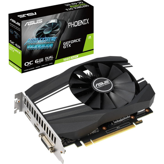 Carte graphique Asus NVIDIA GeForce GTX 1660 SUPER - 6 Go GDDR6 PH-GTX1660S-O6G