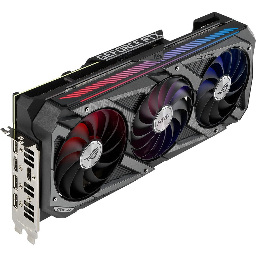 Carte graphique Asus ROG NVIDIA GeForce RTX 3060 Ti - 8 Mo GDDR6 ROG-STRIX-RTX3060TI-O8G-V