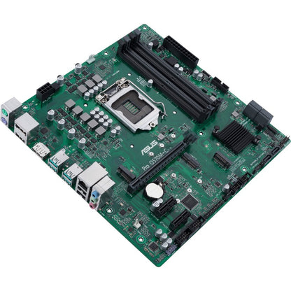 Carte mère de bureau Asus Q570M-C/CSM - Chipset Intel - Socket LGA-1200 - Mémoire Intel Optane compatible - Micro ATX PRO Q570M-C/CSM