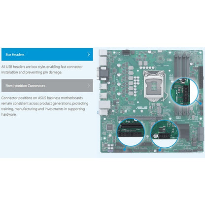 Carte mère de bureau Asus Q570M-C/CSM - Chipset Intel - Socket LGA-1200 - Mémoire Intel Optane compatible - Micro ATX PRO Q570M-C/CSM